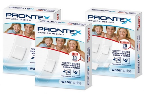 CEROTTO PRONTEX WATER STRIPS ASSORTITO 20 PEZZI - Farmacia Artemisia di Montecuollo Dott. Angelo snc
