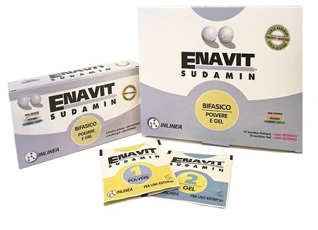 ENAVIT SUDAMIN BIFASICO 6 BUSTINE POLVERE + 6 BUSTINE GEL - Farmacia Artemisia di Montecuollo Dott. Angelo snc