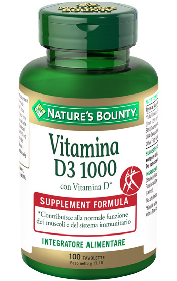VITAMINA D3/1000 100 TAVOLETTE - Farmacia Artemisia di Montecuollo Dott. Angelo snc