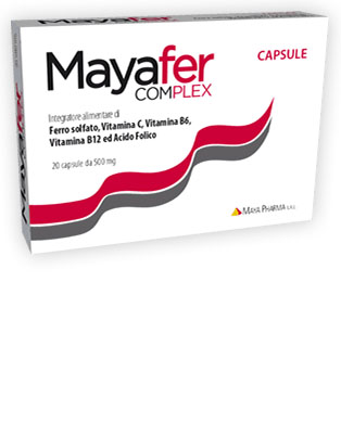 MAYAFER COMPLEX 20 CAPSULE BLISTER 10 G - Farmacia Artemisia di Montecuollo Dott. Angelo snc