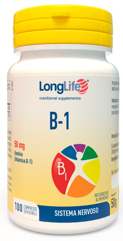 LONGLIFE B1 100 COMPRESSE 50 MG - Farmacia Artemisia di Montecuollo Dott. Angelo snc