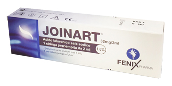 SIRINGA INTRA-ARTICOLARE JOINART ACIDO IALURONICO 1,6% 2 ML 3 PEZZI - Farmacia Artemisia di Montecuollo Dott. Angelo snc