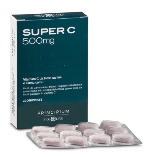 PRINCIPIUM SUPER C 500 24 COMPRESSE 24,2 G - Farmacia Artemisia di Montecuollo Dott. Angelo snc
