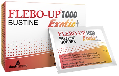 FLEBO-UP 1000 EXOTIC 18 BUSTINE - Farmacia Artemisia di Montecuollo Dott. Angelo snc