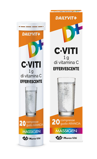 MASSIGEN VITAMINA C 1G EFFERVESCENTE 20 COMPRESSE - Farmacia Artemisia di Montecuollo Dott. Angelo snc