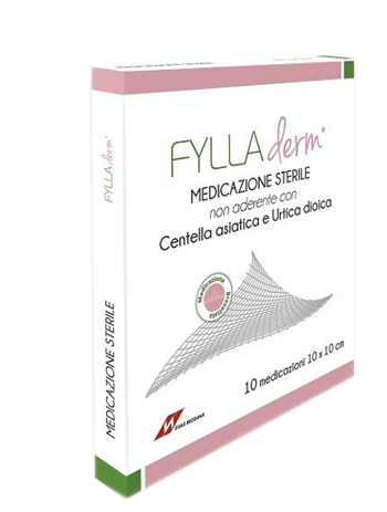 MEDICAZIONE STERILE NON ADERENTE FYLLADERM 10 X 10 CM X 10 BUSTE - Farmacia Artemisia di Montecuollo Dott. Angelo snc