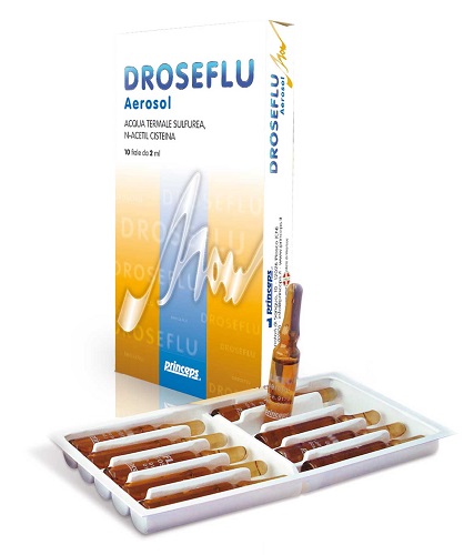 DROSEFLU FIALE AEROSOL ACQUA TERMALE SULFUREA 10 FIALE DA 2 ML - Farmacia Artemisia di Montecuollo Dott. Angelo snc