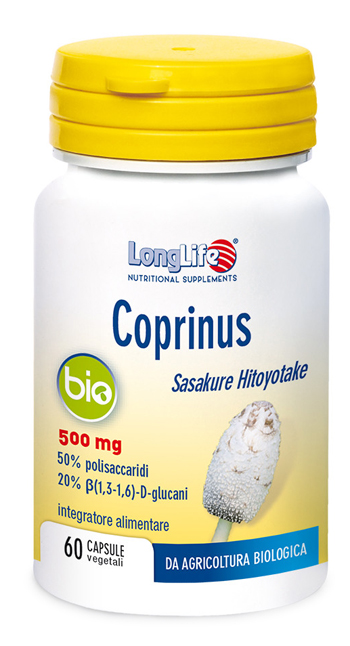 LONGLIFE COPRINUS BIO 60 CAPSULE - Farmacia Artemisia di Montecuollo Dott. Angelo snc