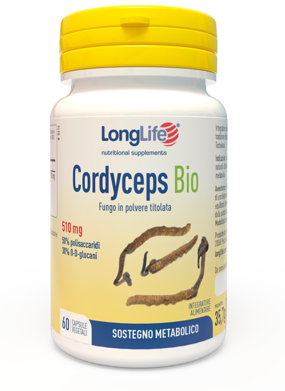 LONGLIFE CORDYCEPS BIO 60 CAPSULE - Farmacia Artemisia di Montecuollo Dott. Angelo snc