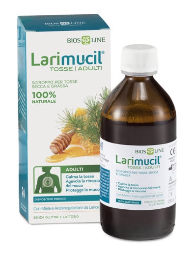 LARIMUCIL TOSSE TOSSE ADULTI SCIROPPO CE 0476V 230 G 175 ML - Farmacia Artemisia di Montecuollo Dott. Angelo snc