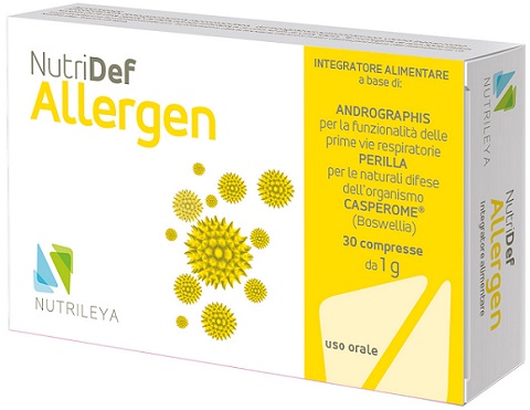 NUTRIDEF ALLERGEN 30 COMPRESSE - Farmacia Artemisia di Montecuollo Dott. Angelo snc