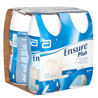 ENSURE PLUS VANIGLIA 4 BOTTIGLIE DA 200 ML - Farmacia Artemisia di Montecuollo Dott. Angelo snc