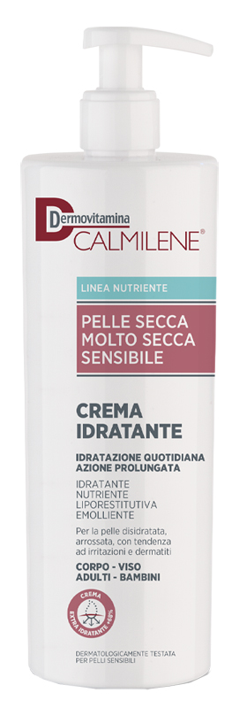 DERMOVITAMINA CALMILENE CREMA IDRATANTE PER PELLE SECCA, MOLTO SECCA O SENSIBILE 500 ML - Farmacia Artemisia di Montecuollo Dott. Angelo snc