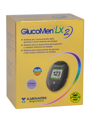 GLUCOMETRO GLICEMIA E CHETONEMIA GLUCOMEN LX2 SET METER - Farmacia Artemisia di Montecuollo Dott. Angelo snc
