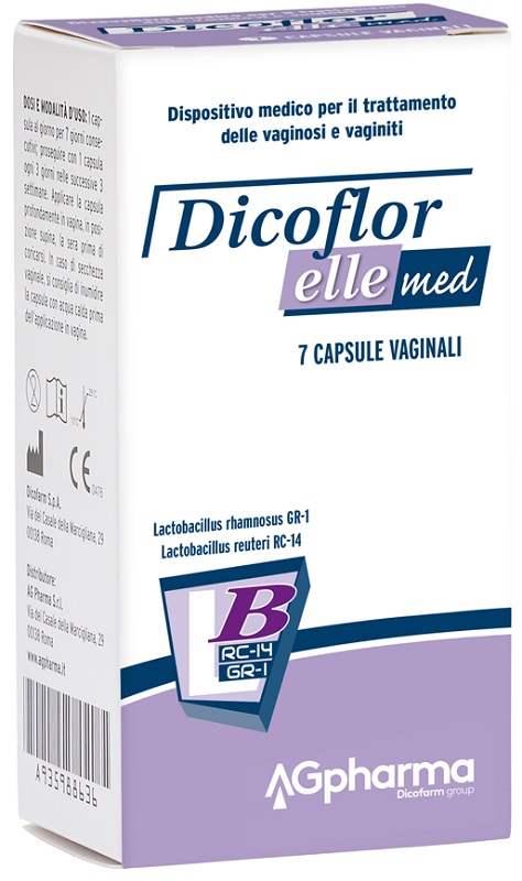 DICOFLOR ELLE MED 7 CAPSULE VAGINALI - Farmacia Artemisia di Montecuollo Dott. Angelo snc