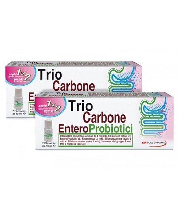 TRIOCARBONE ENTEROPROBIOTICI 7 FLACONCINI X 10 ML - Farmacia Artemisia di Montecuollo Dott. Angelo snc