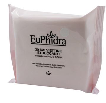 EUPHIDRA SALVIETTINE STRUCCANTI 20 PEZZI - Farmacia Artemisia di Montecuollo Dott. Angelo snc