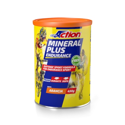 PROACTION MINERAL PLUS ENERGETICO E SALINO ISOTONICO ALL'ARANCIA 450 G - Farmacia Artemisia di Montecuollo Dott. Angelo snc