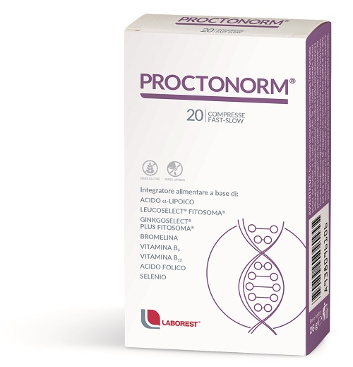 PROCTONORM 20 COMPRESSE - Farmacia Artemisia di Montecuollo Dott. Angelo snc