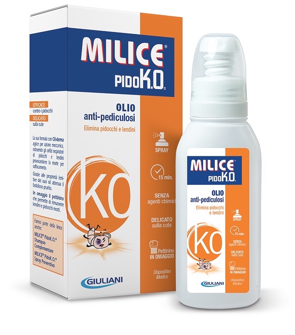 MILICE PIDOKO OLIO ANTIPEDICULOSI 75ML - Farmacia Artemisia di Montecuollo Dott. Angelo snc