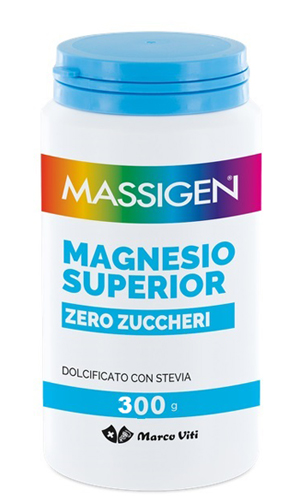 MASSIGEN MAGNESIO SUPERIOR ZERO ZUCCHERI 300 G - Farmacia Artemisia di Montecuollo Dott. Angelo snc