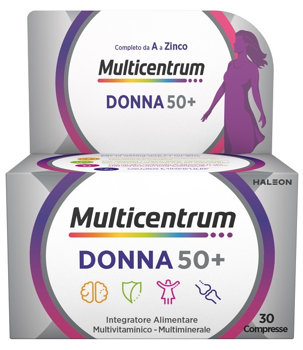 MULTICENTRUM DONNA 50+ 30 COMPRESSE - Farmacia Artemisia di Montecuollo Dott. Angelo snc