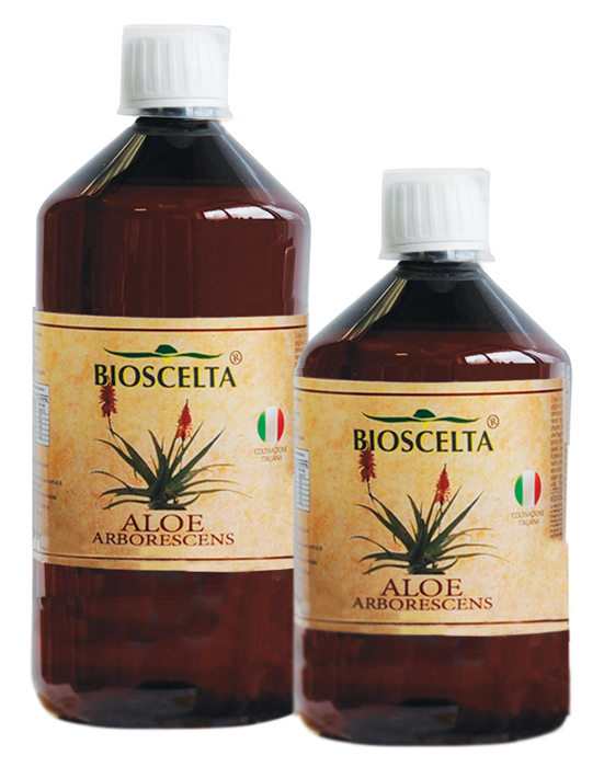 RAIHUEN ALOE ARBORESCENS PURO SUCCO BIOSCELTA 1000 ML - Farmacia Artemisia di Montecuollo Dott. Angelo snc