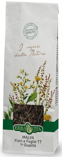 MALVA TAGLIO TISANA 1 QUALITA' FIORI E FOGLIE - Farmacia Artemisia di Montecuollo Dott. Angelo snc