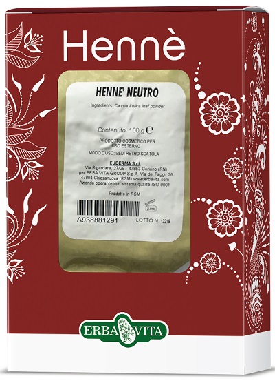 HENNE COLORANTE CAPELLI NEUTRO 100 G - Farmacia Artemisia di Montecuollo Dott. Angelo snc