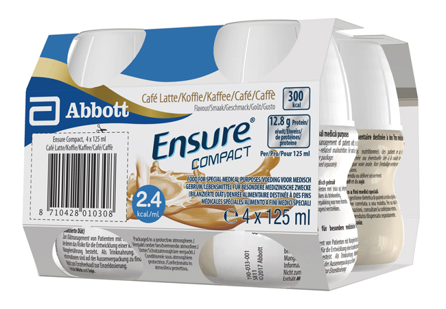 ENSURE COMPACT CAFFE 4 BOTTIGLIE DA 125 ML - Farmacia Artemisia di Montecuollo Dott. Angelo snc