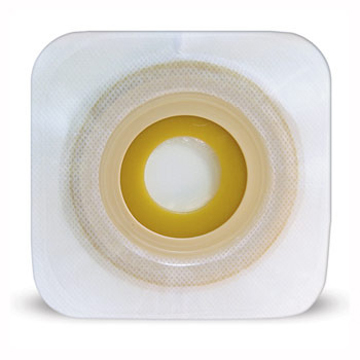 PLACCA PIANA MODELLABILE PER STOMIA DUE PEZZI 22-33MM FLANGIA 48MM CON ADESIVO IDROCOLLOIDALE 5 PEZZI - Farmacia Artemisia di Montecuollo Dott. Angelo snc