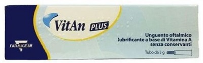 UNGUENTO OFTALMICO LUBRIFICANTE VITAN PLUS 5 G - Farmacia Artemisia di Montecuollo Dott. Angelo snc