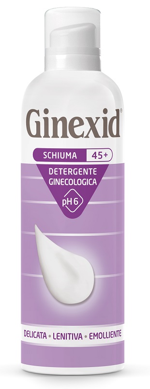 GINEXID 45+ SCHIUMA DETERGENTE GINECOLOGICA 150 ML - Farmacia Artemisia di Montecuollo Dott. Angelo snc