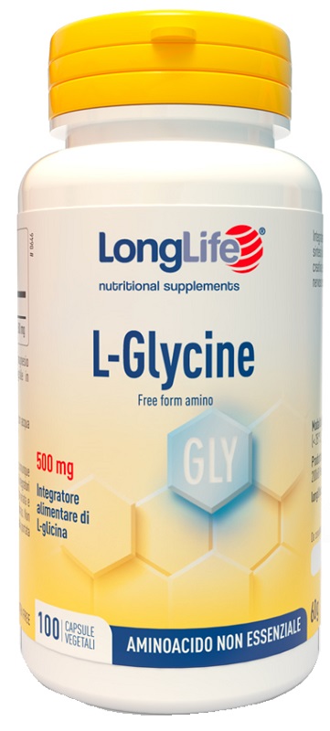 LONGLIFE L-GLYCINE 500 MG 100 CAPSULE VEGETALI - Farmacia Artemisia di Montecuollo Dott. Angelo snc