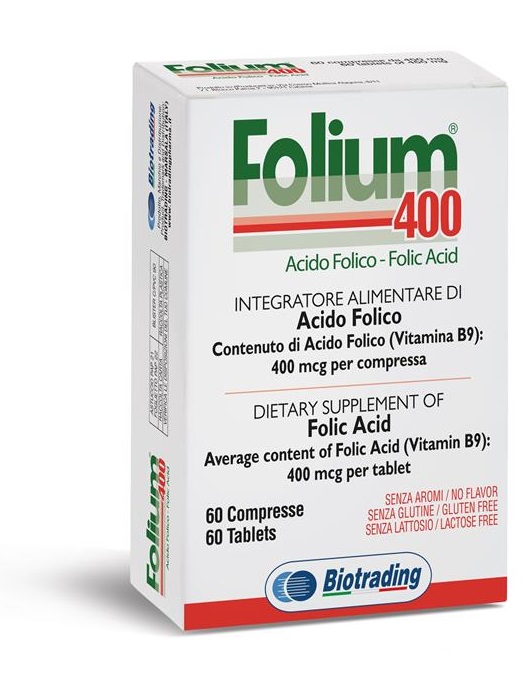 FOLIUM 400 60 COMPRESSE - Farmacia Artemisia di Montecuollo Dott. Angelo snc