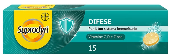 SUPRADYN DIFESE 15 COMPRESSE EFFERVESCENTI - Farmacia Artemisia di Montecuollo Dott. Angelo snc