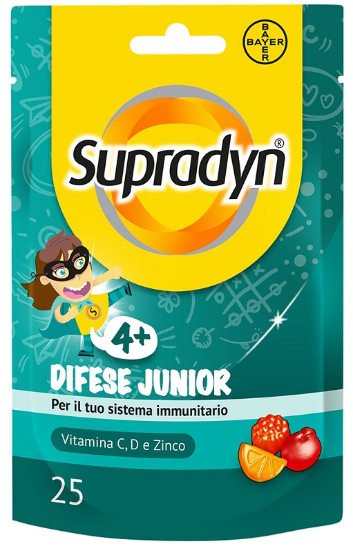 SUPRADYN DIFESE JUNIOR 25 CARAMELLE GOMMOSE - Farmacia Artemisia di Montecuollo Dott. Angelo snc