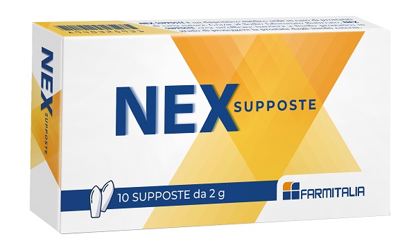 NEX SUPPOSTE 10 PEZZI DA 2 G - Farmacia Artemisia di Montecuollo Dott. Angelo snc
