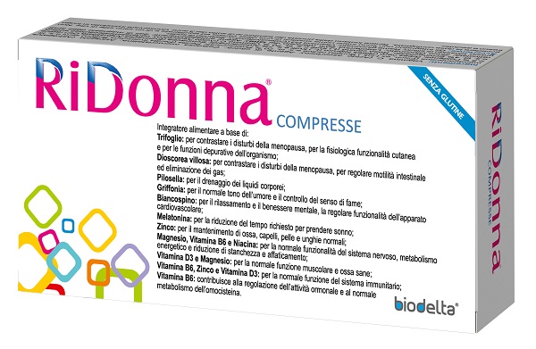 RIDONNA 30 COMPRESSE - Farmacia Artemisia di Montecuollo Dott. Angelo snc