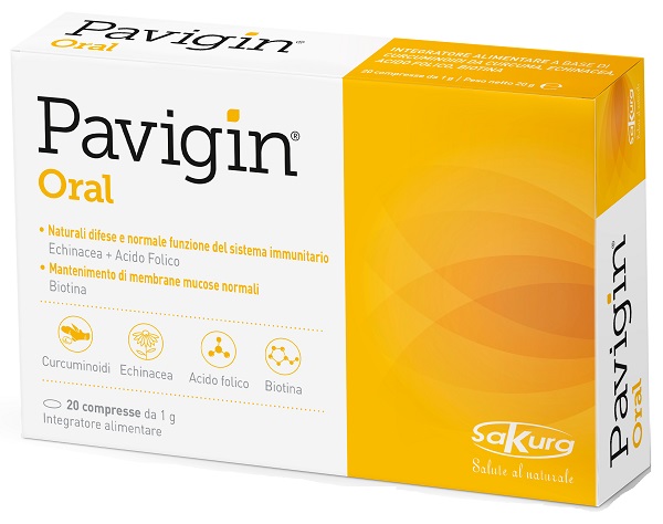PAVIGIN ORAL 20 COMPRESSE - Farmacia Artemisia di Montecuollo Dott. Angelo snc