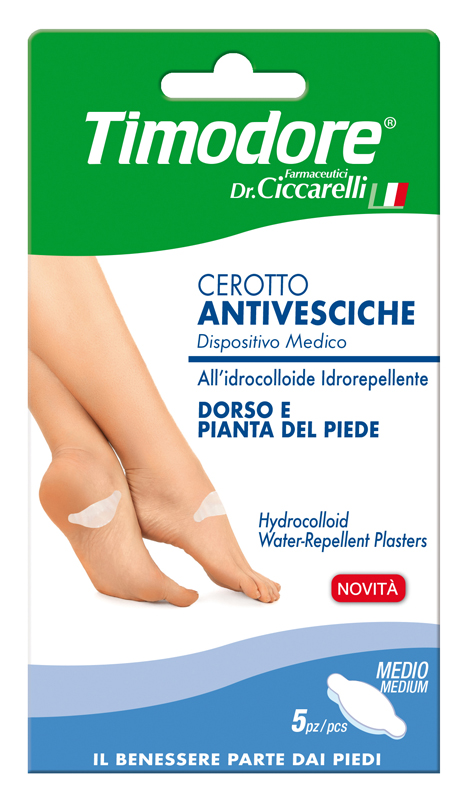 TIMODORE CEROTTO ANTIVESCICHE DORSO E PIANTA PIEDE 5 PEZZI - Farmacia Artemisia di Montecuollo Dott. Angelo snc