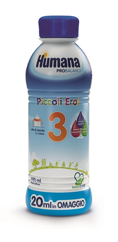 HUMANA 3 PROBAL 490 ML BOTTIGLIA - Farmacia Artemisia di Montecuollo Dott. Angelo snc