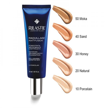 RILASTIL MAQUILLAGE FONDOTINTA RIEQUILIBRANTE MATTIFIANT 20 30 ML - Farmacia Artemisia di Montecuollo Dott. Angelo snc
