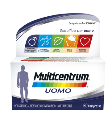 MULTICENTRUM UOMO 60 COMPRESSE - Farmacia Artemisia di Montecuollo Dott. Angelo snc
