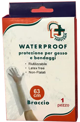 WATERPROOF PROTEZIONE PER GESSO E BENDAGGI PER BRACCIO 63 CM RIUTILIZZABILE - Farmacia Artemisia di Montecuollo Dott. Angelo snc
