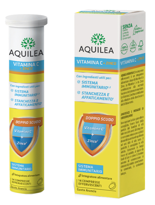 AQUILEA VITAMINA C 14 COMPRESSE EFFERVESCENTI - Farmacia Artemisia di Montecuollo Dott. Angelo snc