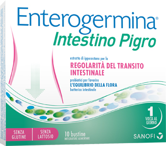 ENTEROGERMINA INTESTINO PIGRO 10 BUSTINE - Farmacia Artemisia di Montecuollo Dott. Angelo snc