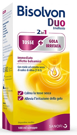 BISOLVON DUO SCIROPPO EMOLLIENTE 100 ML - Farmacia Artemisia di Montecuollo Dott. Angelo snc