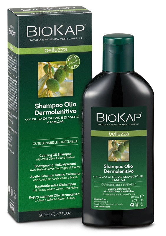 BIOKAP BELLEZZA SHAMPOO OLIO DERMOLENITIVO 200 ML BIOSLINE - Farmacia Artemisia di Montecuollo Dott. Angelo snc