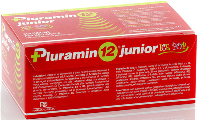PLURAMIN12 JUNIOR 14 STICK PACK 12 ML - Farmacia Artemisia di Montecuollo Dott. Angelo snc